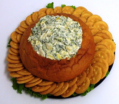 spinach dip and chips. Spinach Dip (cold)